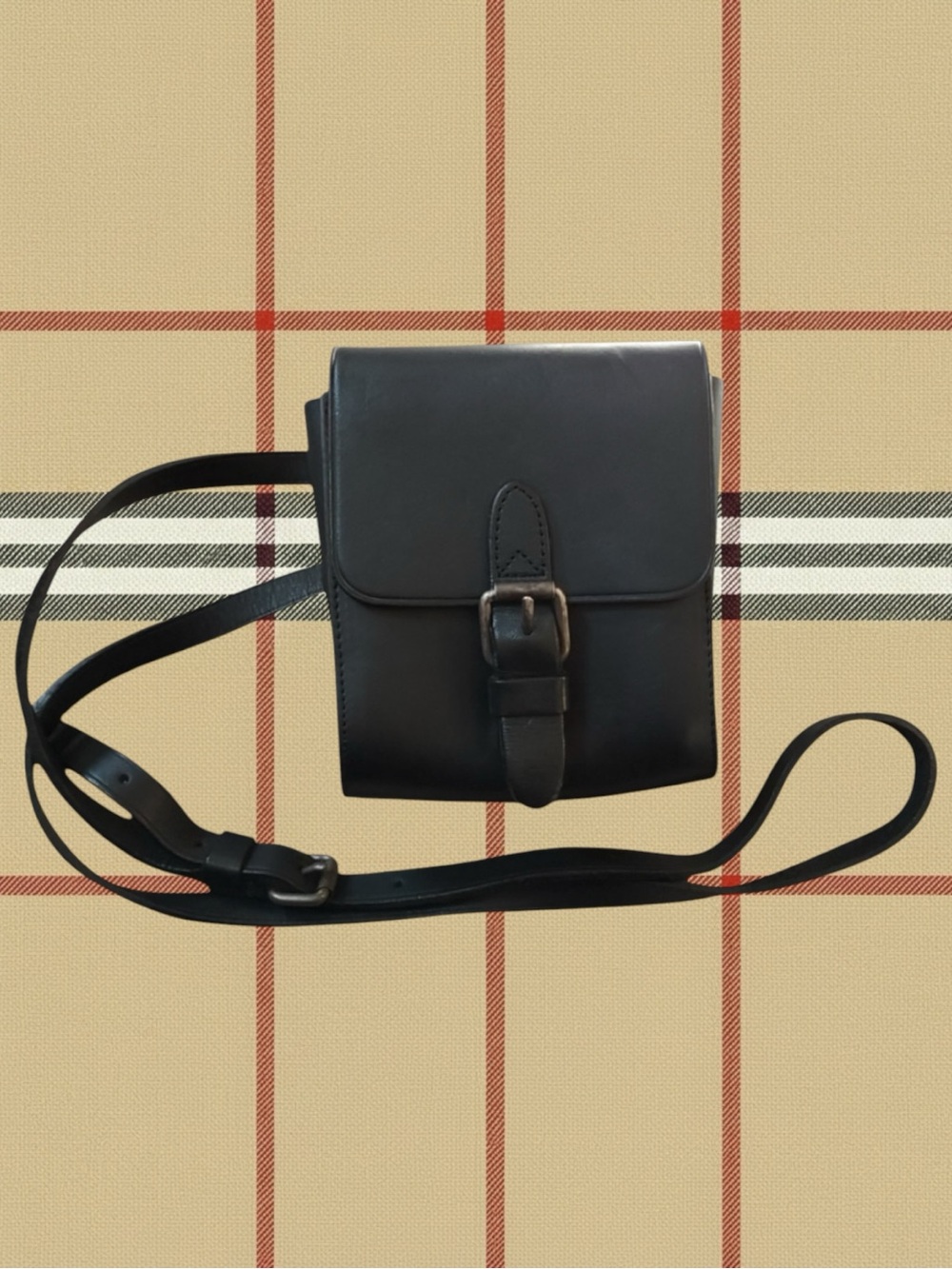 Vintage Limited 90s Classic Retro Casual Preppy Minimalist Leather Crossbody Bag